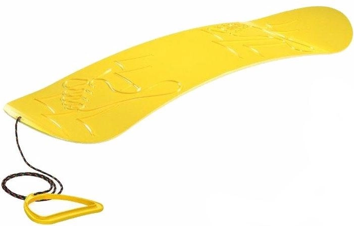 Slittino da neve in plastica a forma di snowboard