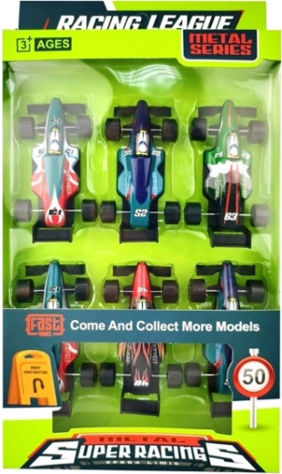 Set di auto di Formula 1 (6 pz)