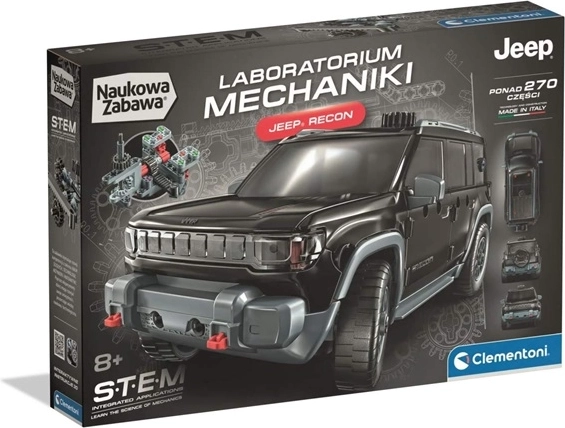 Clementoni divertimento scientifico Labo Meccanica Jeep Recon - 1 pezzo