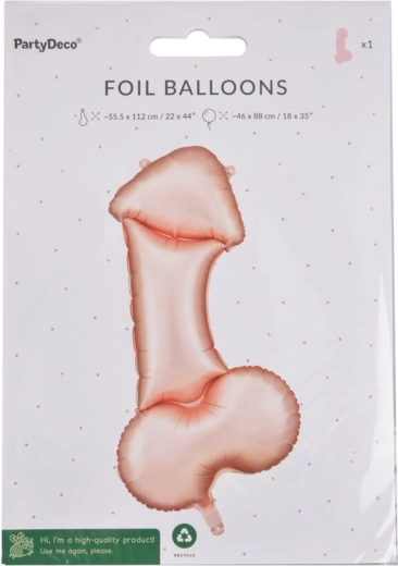 Palloncino in foil malizioso 55 × 112 cm