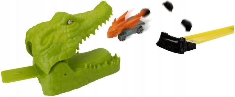 Lanciatore a forma di coccodrillo per una partenza adrenalinica