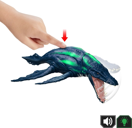 Attacco d’azione con ruggito alla pressione della coda