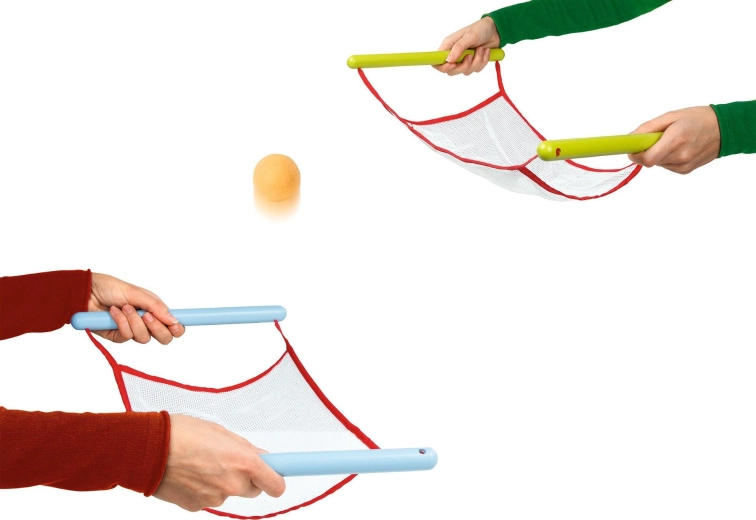 Gioco di lancio e presa della pallina