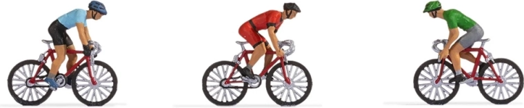 Noch set di figurine ciclisti (H0)