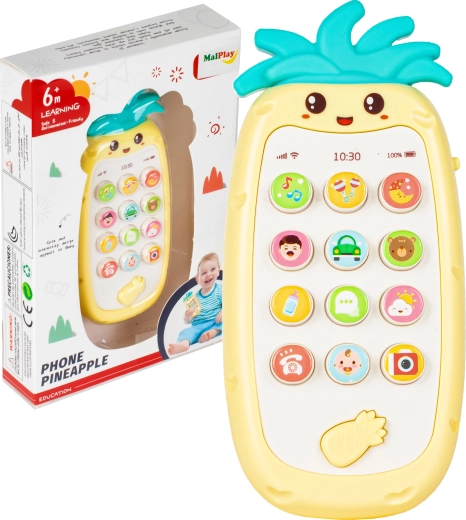 Telefono per bambini a forma di ananas