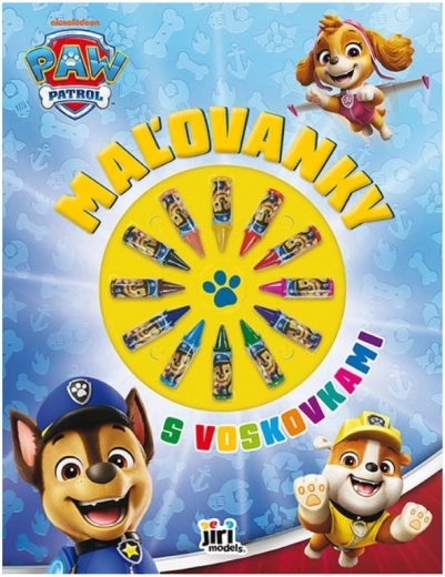 Album da colorare con pastelli a cera Paw Patrol