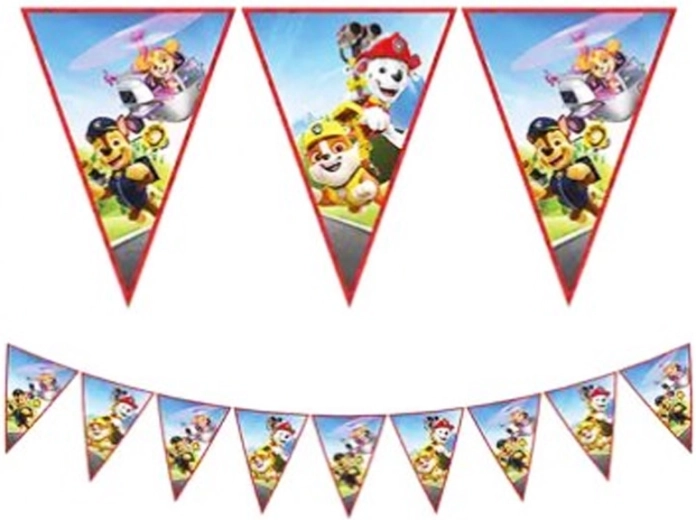 Ghirlanda a bandierine Paw Patrol