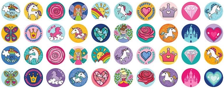 320 adesivi per una creatività senza fine