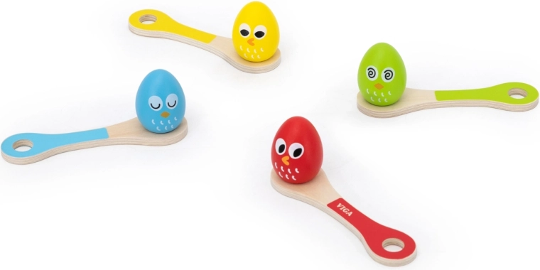 Quattro coppie da gioco colorate