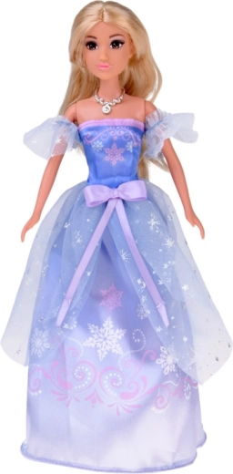 Bambola snodabile con abito da ballo scintillante