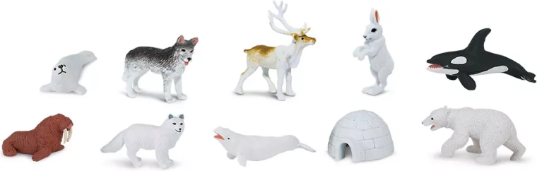 Safari Ltd. Artide – set di animali in miniatura (48 pz)