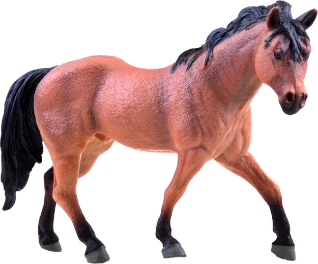 Figura realistica di un cavallo adulto