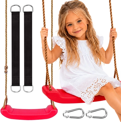 Altalena per bambini Swing-y rossa