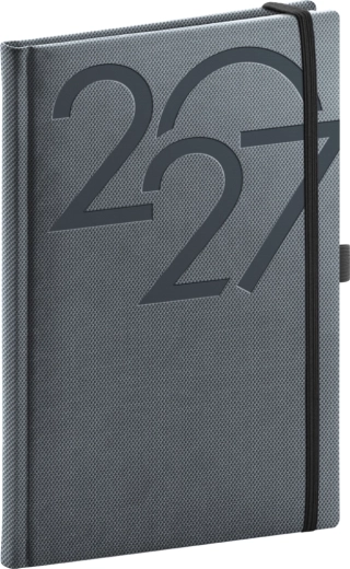 Agenda settimanale Notique Ajax 2027 nera 15 × 21 cm
