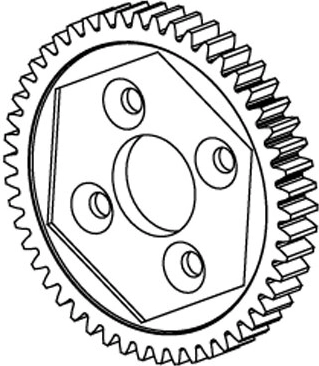 Ingranaggio principale Jamara Dakar/BL8, 50 denti, modulo 0,8