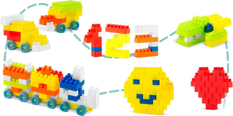 300 pezzi per costruzioni senza fine