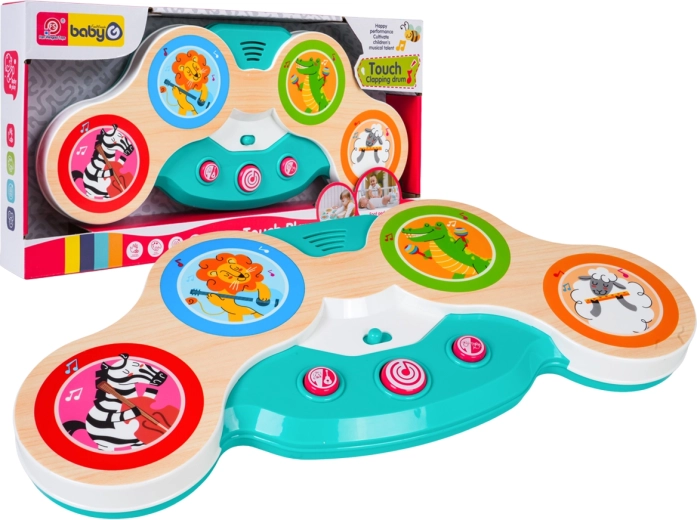 Tastiera a percussioni touch per bambini safari - 1 pezzo