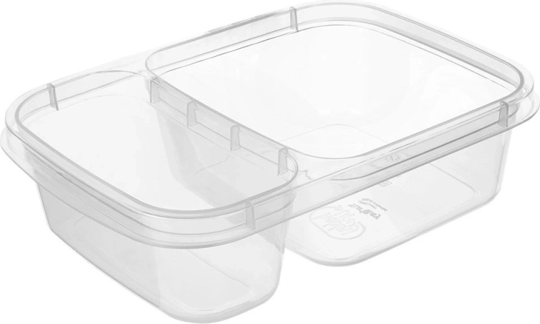 Coperchio sicuro e corpo trasparente