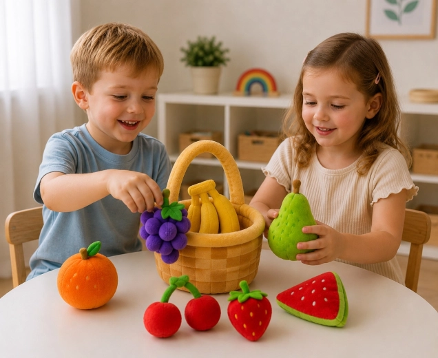 Frutta per giocare al negozio e in cucina