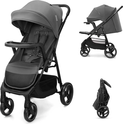 Passeggino sportivo Kinderkraft Trig 3 Tray grigio granito