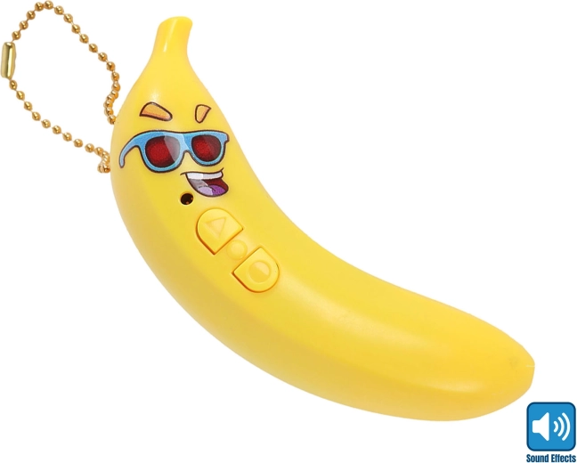 Banana parlante con funzione di registrazione, 10 cm