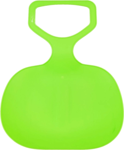 Slittino da neve in plastica a forma di mela, 48 cm – Verde