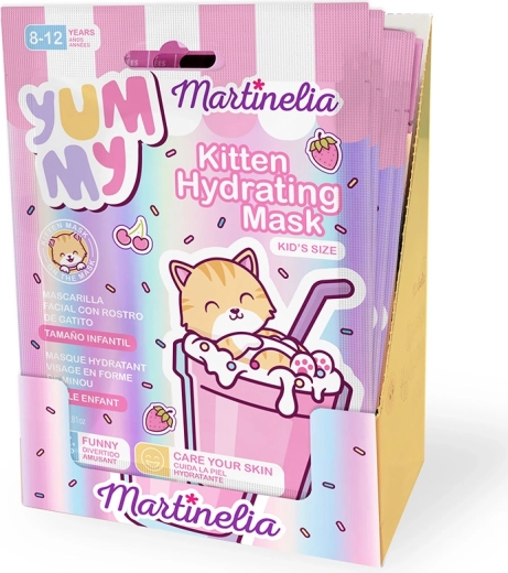 Maschera idratante per bambini con gattino - 1 pezzo