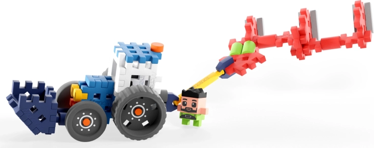 Costruisci un trattore realistico con aratro