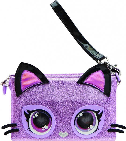 Borsetta interattiva da polso PURSE PETS Purdy Purrfect – gattina viola con occhi LED