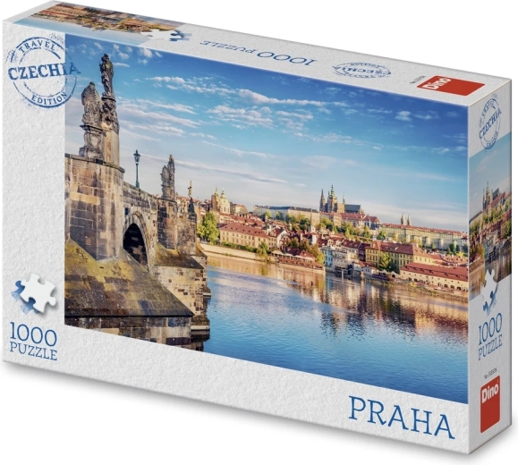 Puzzle Dino edizione turistica Repubblica Ceca: Hradčany estivi 1000 pezzi