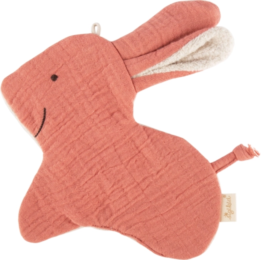 Sigikid coniglietto in mussola – doudou comforter con pellicola frusciante