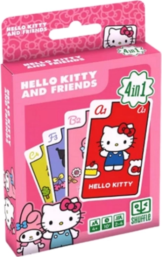 Gioco di carte Shuffle Hello Kitty 4 in 1