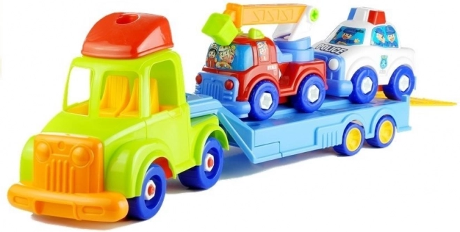 Autotrasportatore pieghevole per il trasporto di veicoli