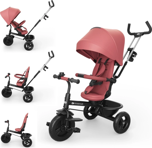 Kinderkraft triciclo Aston 2 Plus rosa
