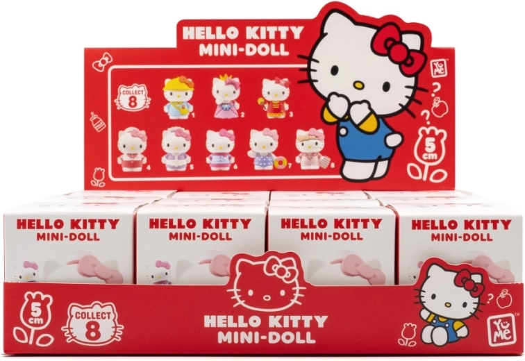 HELLO KITTY mini-figurina da collezione dress-up 5 cm