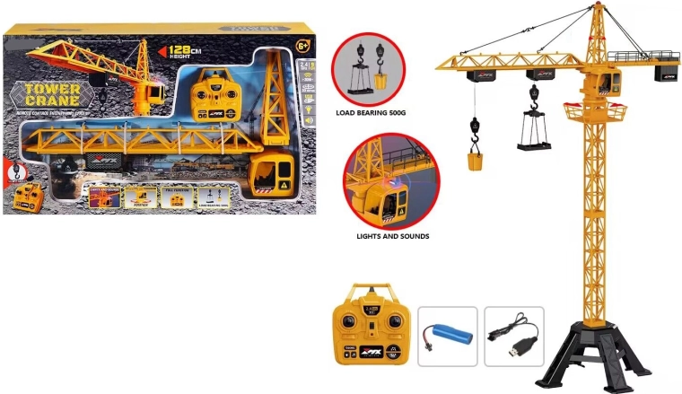 Gru edile radiocomandata Sparkys da 128 cm