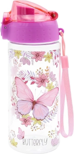 Borraccia per bambini in Tritan 500 ml butterfly