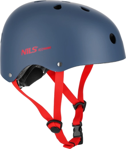 Casco NILS Extreme Pro per pattinaggio e ciclismo, blu – M (55-58 cm)