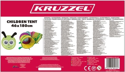 Tunnel da gioco per bambini “bruco” Kruzzel