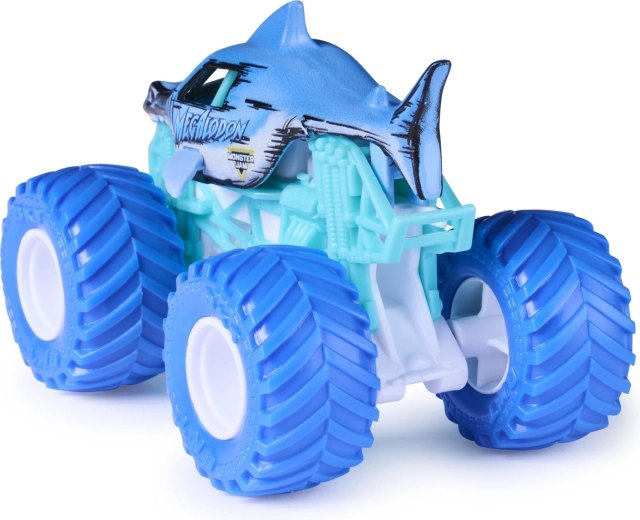 Carrozzeria in metallo con motivo Megalodon