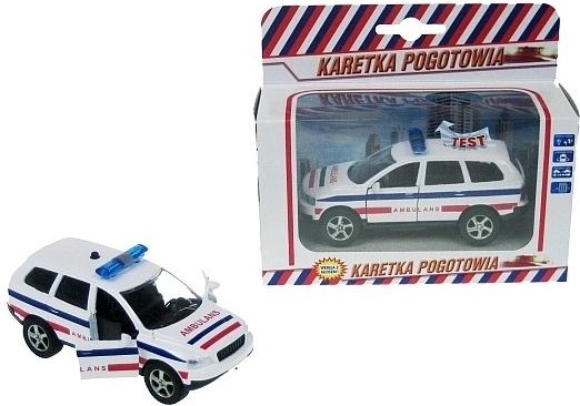 Ambulanza 11 cm con voce in polacco