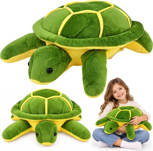 Grande tartaruga di peluche 65 cm