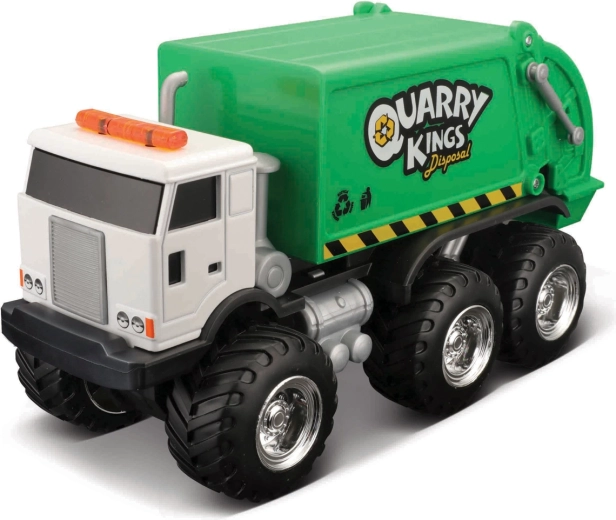Maisto Builder Zone Quarry Monsters camion della spazzatura