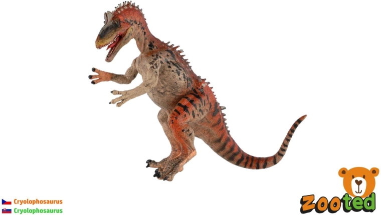 Figura di dinosauro Cryolophosaurus 17 cm