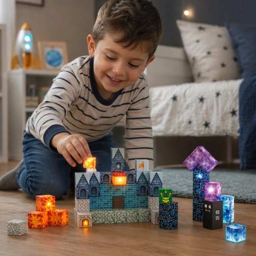Cubi luminosi per un effetto magico