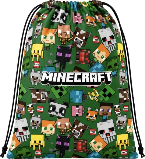 Sacca/zaino per bambini Minecraft con motivo Creeper