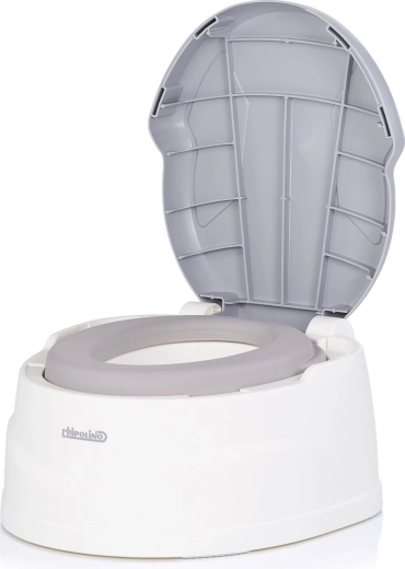 Chipolino vasino e sgabellino per bambini Step 2 grigio
