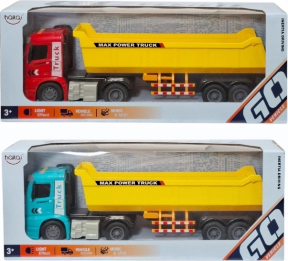 Camion ribaltabile per bambini con luci e suoni - 1 pezzo
