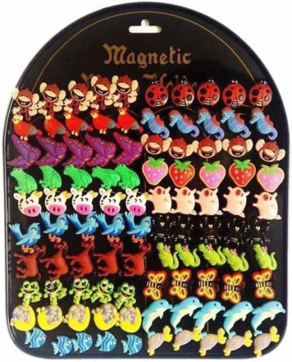 Magnetino per bambini con motivo animale 2 cm - 1 pezzo