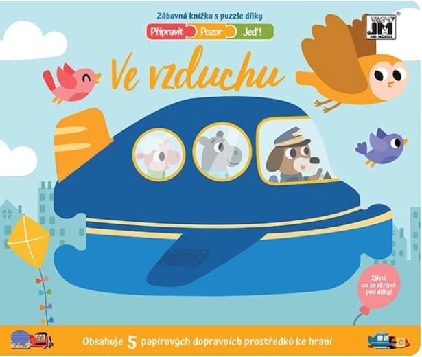 Pronti, partenza, via! In aria – libro con pezzi estraibili